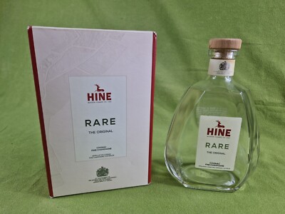HINE Rare the original cognac fine Champagne 70cl EMPTY bottle and box.