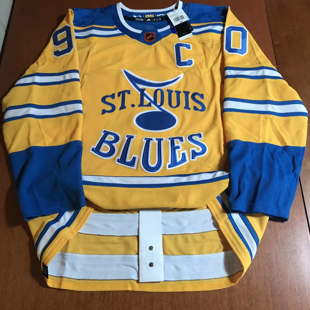 st louis blues yellow jersey