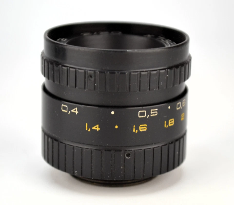 NEAR EXC! C-MOUNT SOVIET USSR VEGA-7E LENS f2/20, FOR MIRRORLESS CAMERAS (2) - Image 4 of 4