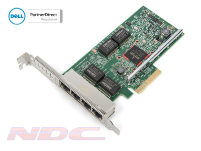 NEU Dell Broadcom 5719 Quad Port 1GbE volle Höhe Netzwerkkarte - 0MVK5F