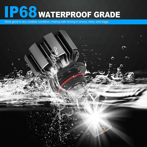 9005 HB3 LED Headlight Super Bright Bulbs Kit 25000LM High/Low Beam White 6000K - Picture 12 of 12