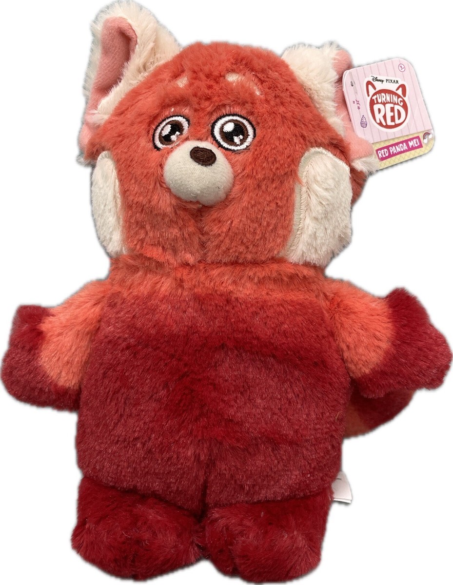 Disney Pixar Turning Red Red Panda Mei Red Cream Orange 8” Plush