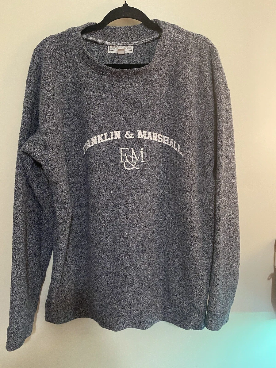T-Shirt Vintage Franklin Marshall Années 90 - Single Stitch - Taille L Gris - Fabriqué En Italie