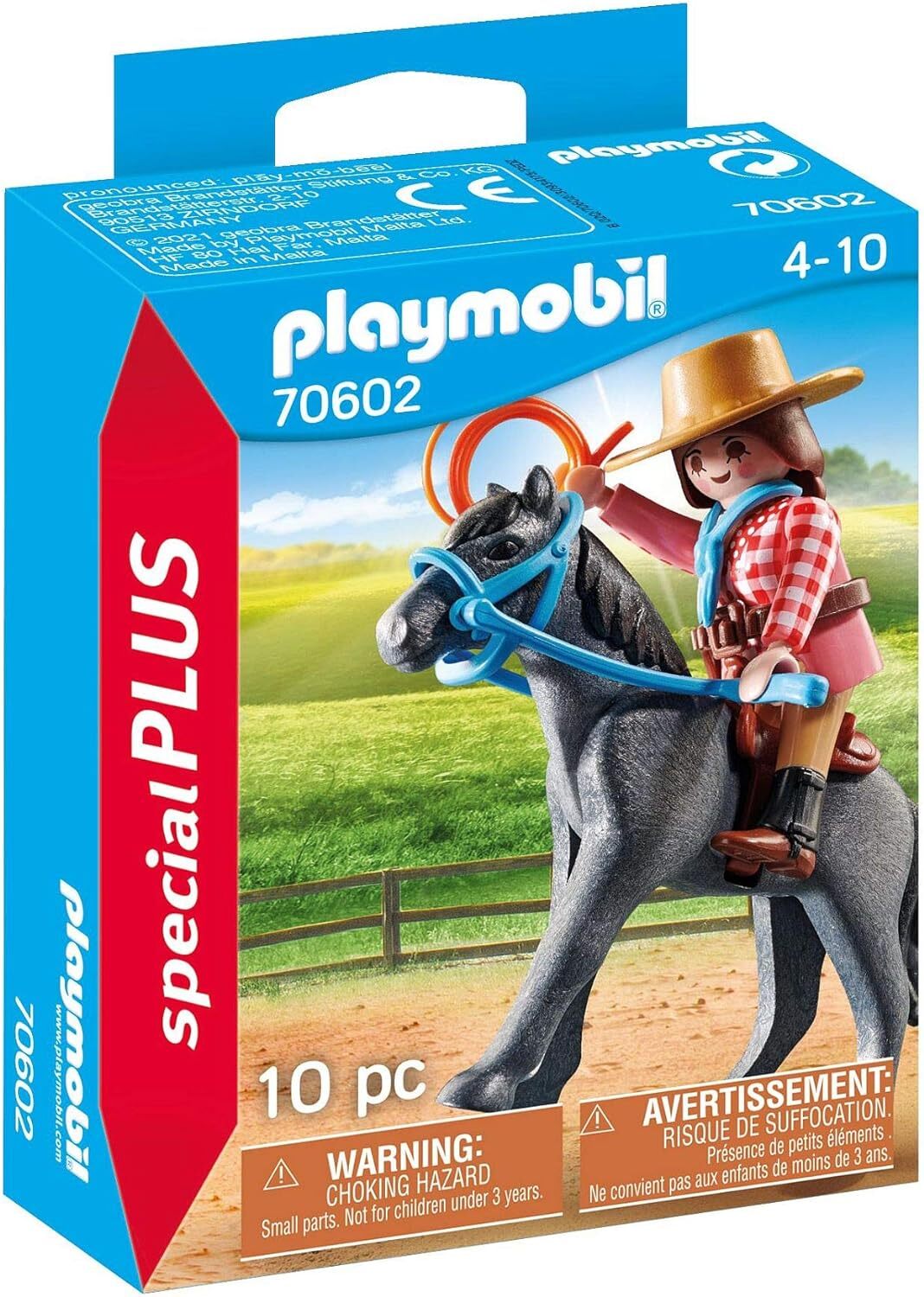 Игровой набор Playmobil 70602 Special Plus Western Horse Ride разноцветный Один размер 6990₽