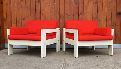 Designer Sessel 70er Retro Vintage Easy Chair ASKO Finland Space Age 70s 1/2