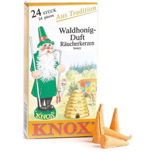 Knox Forest Honey German Incense Cones Made in Germany for Christmas Smokers - Picture 2 of 3