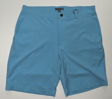 NWT Peter Millar Crown Sport Performance Golf Shorts MS18EP01 Grotto Blue Sz 34