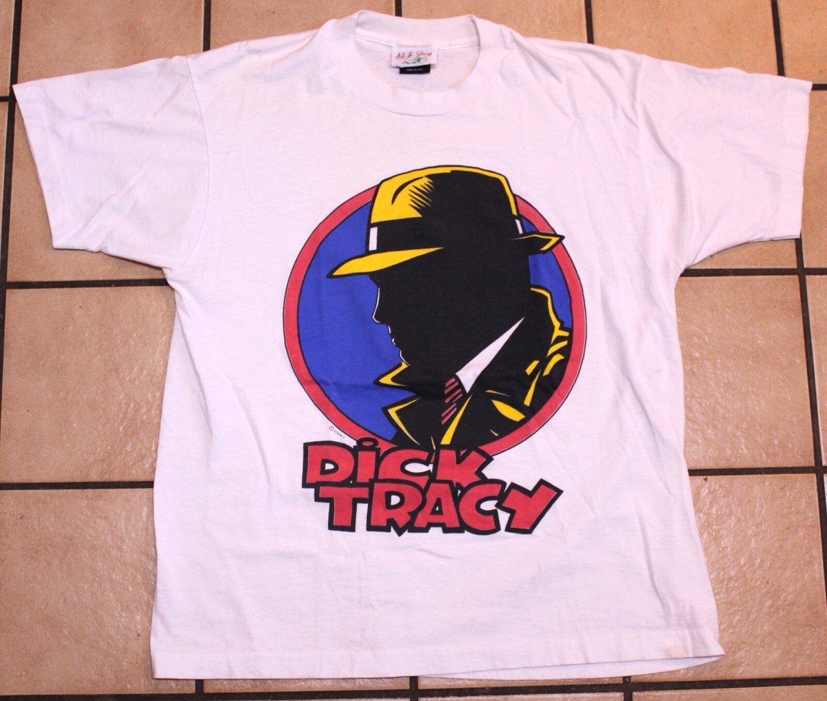 Dick Tracy Movie T-Shirt - Size XL - Screen Stars - Disney 