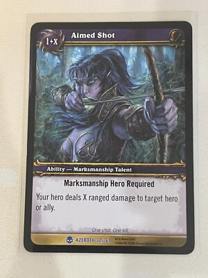 World of Warcraft TCG, Azeroth, 32/361, Aimed Shot, LP