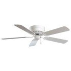 Minka Aire Mesa 52" Flush Mount Ceiling Fan, White - F565-WH