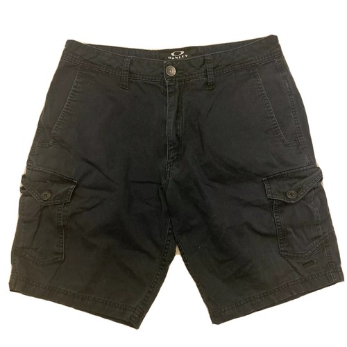 Oakley Black Cargo Shorts Mens Size 32 