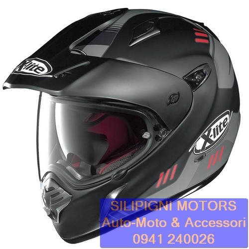 X-LITE X-551 GT CALAMA N-Com 23 Flat Black Casco ENDURO MOTORALLY OFFROAD |  eBay