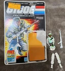 Vintage G.I.Joe Iceberg Full Uncut File Card + Parts