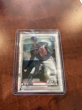 2020 Bowman 1st Chrome Jasseel De La Cruz #BCP-115 Atlanta Braves