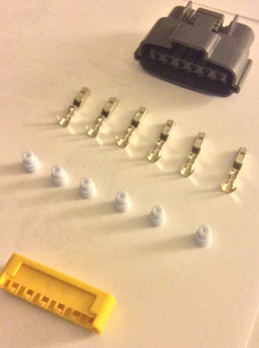 1x Conector 6 vías para distribuidor Nissan 22100-9E001 sin cable - Imagen 1 de 3