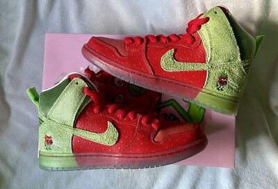 Size 7.5 - Nike Dunk SB Special Box High Strawberry Cough | eBay