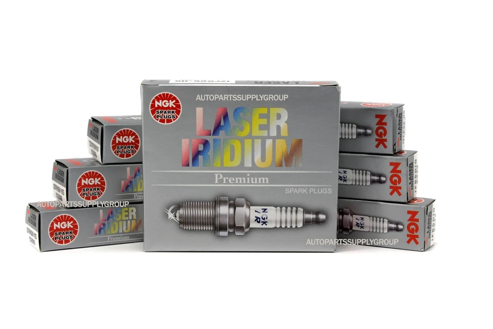 Juego de bujías láser de iridio NGK de 6 piezas OEM para Acura/Honda V6-Accord, MDX, TL, CL Foto 3 de 4