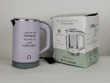 Electric Kettle Stainless Steel 27oz You Are Awesome Retractable Cord Portable 