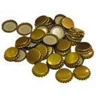 Crown Caps GOLD Bottle Tops 100pk Beer Ale Cider Gingerbeer