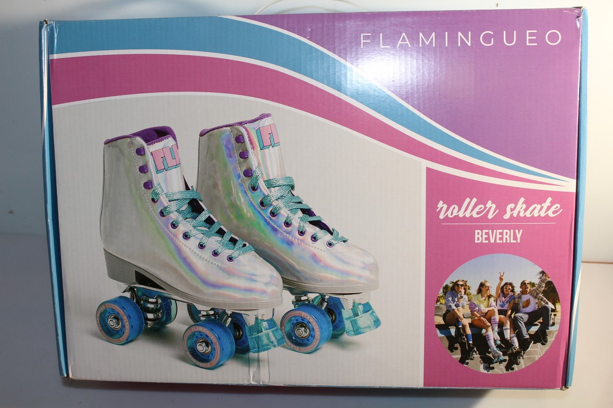 Flamingueo Roller Skates Rollschuhe Beverly Farbe Holographic Gr
