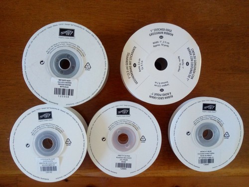 STAMPIN' UP! RETIRED RIBBONS & EMBELLISHMENTS COMBO BULK BUY - NEW - Picture 2 of 8