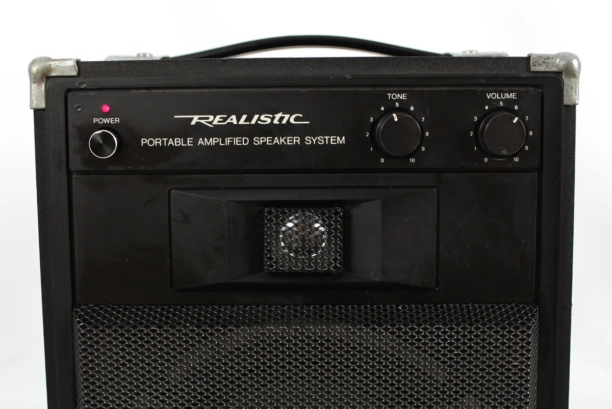 Realistic Portable Amplified Speaker System MPS 20 Model 32 2028