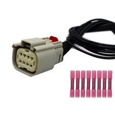 Full LED 8-Wire Headlight Connector Compatible with 2021-2022 Wiring Pigtail Har