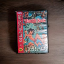 Sega Genesis the Jungle Book Video Game Cartidge 1995 Complete in Box