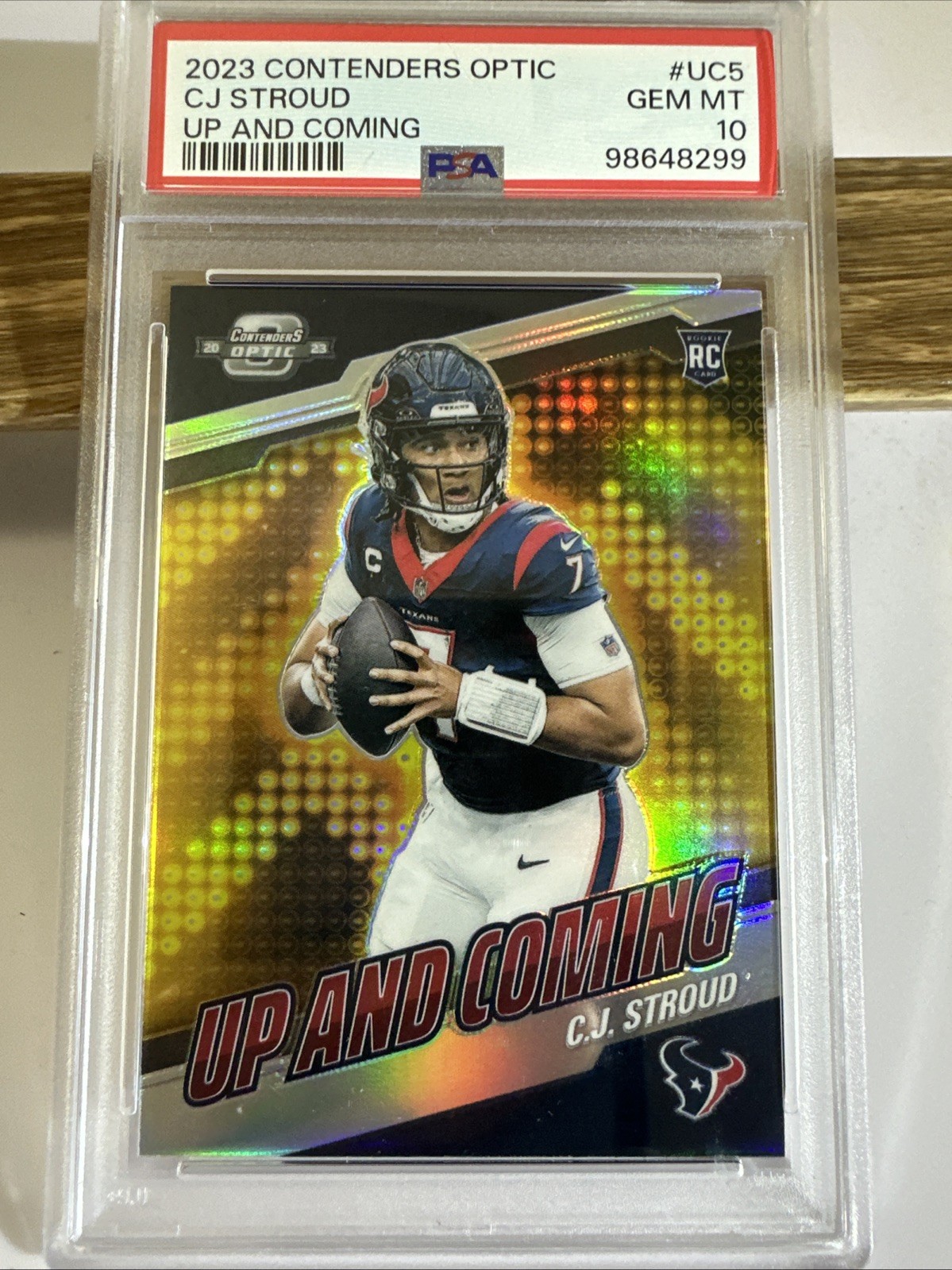 CJ Stroud Panini Contenders Optic Up and Coming #UC5 Base