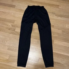 Vintage Patagonia Mens Capilene Base Layer Bottoms Pants Size Small Black USA