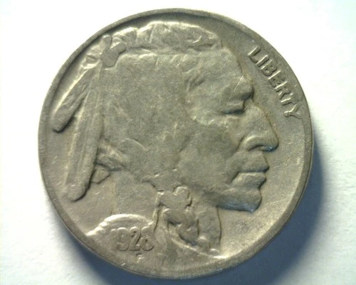 1928 BUFFALO NICKEL FINE F NICE ORIGINAL COIN FROM BOBS COIN FAST 99c SHIPMENT