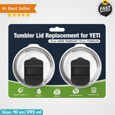 10 oz 295 ml Tumbler Lids for YETI,Magnetic Tumbler Lid Replacement for YETI,...