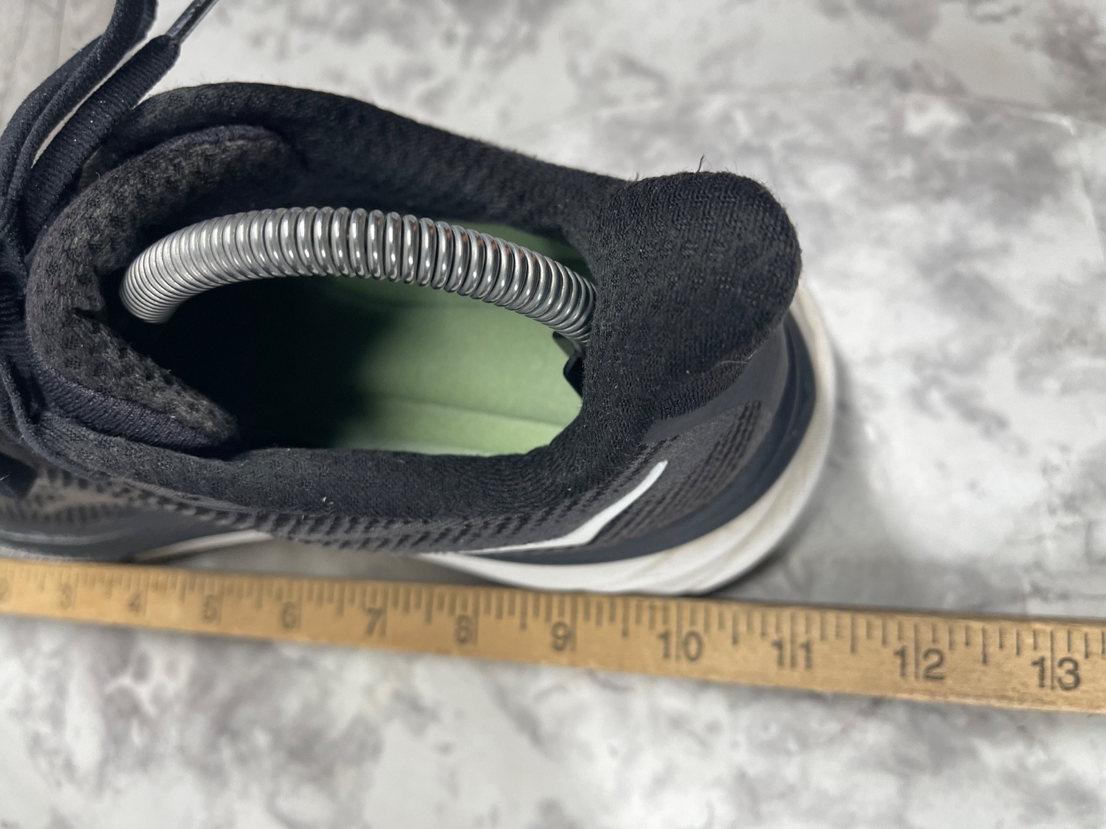 Hoka One One Clifton 10 Sneakers Women 9D Wide Running Shoes Black Trainers thumbnail 10