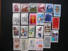 Germany 1975-76- Two Complete Years of 93 Stamps + 3 Souvenir Sheets  Used + CTO