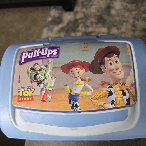 Vintage Disney Toy Story Pull Ups Wipes Container Empty Refillable Blue