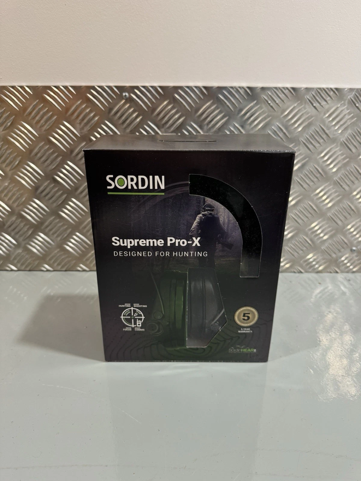 Sordin Supreme Pro-X Headband Green Camo Headset 75302-X-G-S Brand New