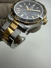 2015 Tag Heuer Aquaracer Black Dial 41mm Automatic Steel / Gold Plated WAK2122 6