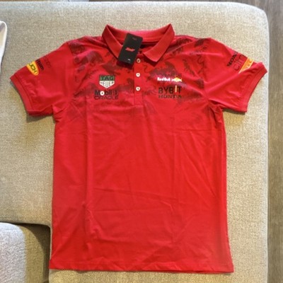 Red Bull Racing Formula 1 Team Shirt Red Mobil 1 TAG Heuer Oracle