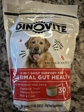 Dinovite Probiotic Supplement for Dogs 3 In 1 Support Optimal Guy Health Large