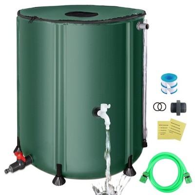 Collapsible Rain Barrel, PVC Rain Water Collection System and Water Tank for ...