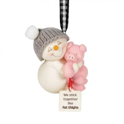 Dept 56 Snowpinions STICKING TOGETHER Snowpinion Ornament 6016046 BRAND NEW