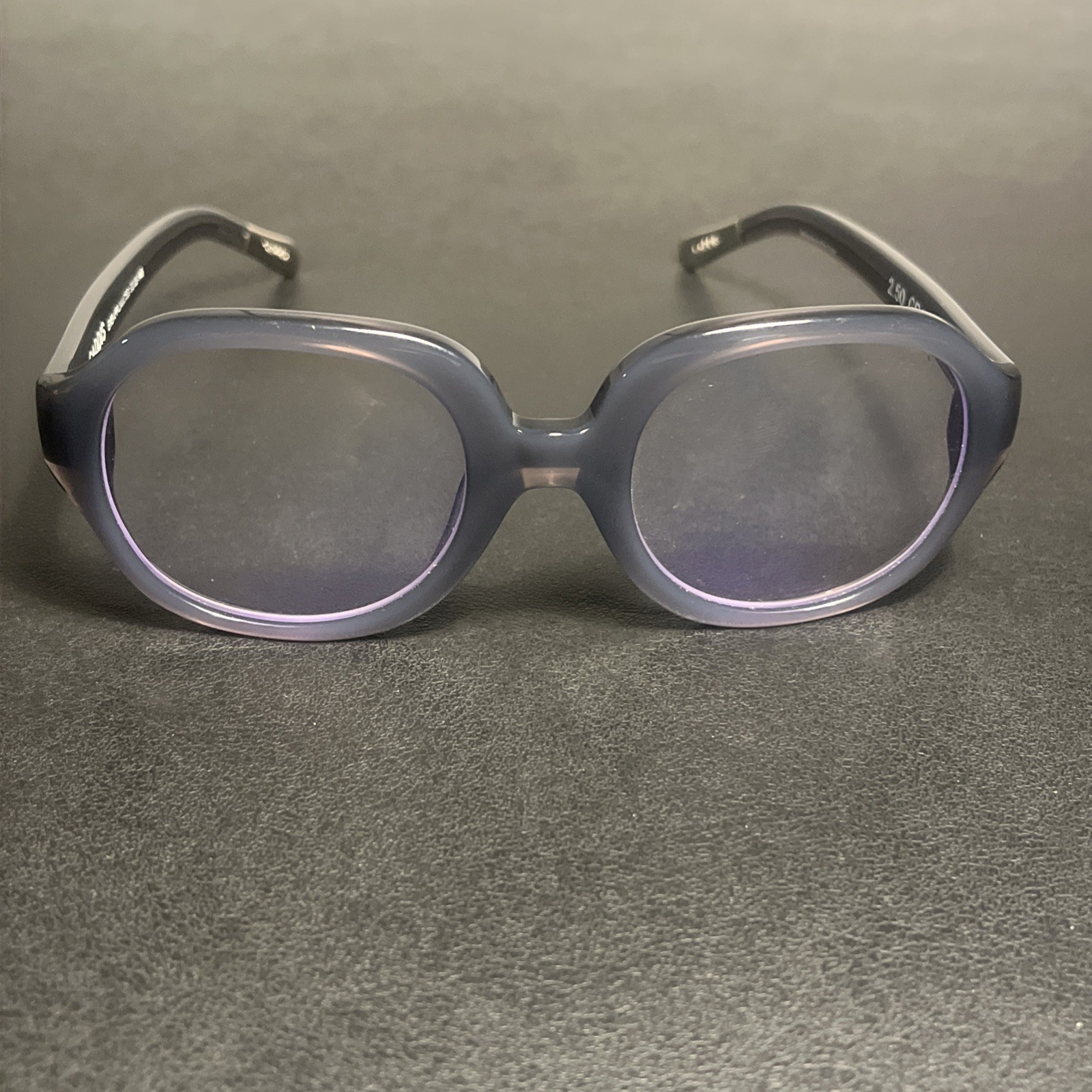 CADDIS Gray Reading Glasses Frames Grappelli 2.5 FRAME ONLY