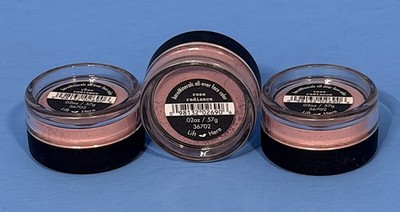 BAREMINERALS BARE ESCENTUALS - ROSE RADIANCE - FACE COLOR - .57 gram - LOT OF 3