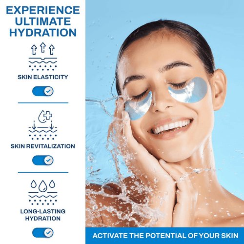 Under Eye Patches for Puffy Eyes Hyaluronic Acid and Collagen 30 Pairs Eye Masks - Picture 4 of 7