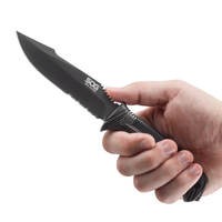 SOG Knives Seal Strike Fixed Blade Knife Black GRN SS1003-CP