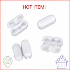 BBTO 30 Pack Chain Connectors, 4.5mm Ball Cord Chain Clips, Plastic Roller Shade
