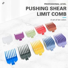 10X Hair Clipper Comb Guide Trimmer Guards Attachment 1.5 to 25mm And Tray WAHL