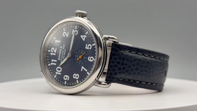 SHINOLA Runwell Watch 41mm Navy Dial Quartz 11000144 SS  display picture 1