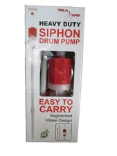 TRDRUM40 BPA-Free Compact Manual Fuel Pump Heavy Duty Portable 55 Gal Drum Pump