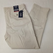Chaps Straight Fit Chino Pants Men's Size 40x32 Stone Seacoast Wash